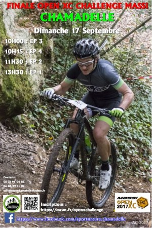 DIMANCHE 17 SEPTEMBRE 2017 FINALE DU CHALLENGE MASSI OPEN XC CHAMADELLE(33)