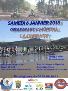 LA GURP VTT SAMEDI 6 JANVIER