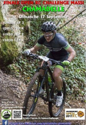 FINALE DE L&rsquo;OPEN X&rsquo;CHALLENGE MASSI DIMANCHE 16 SEPTEMBRE CHAMADELLE(33)