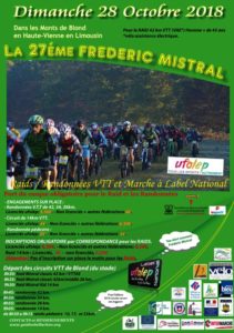 RAID ET RANDONNEE VTT «LA FREDERIC MISTRAL »