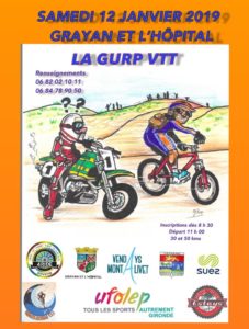 LA GURP VTT SAMEDI 12 JANVIER 2019