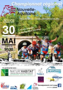 CHAMPIONNAT NOUVELLE AQUITAINE FFC XCO  DOMPIERRE-SUR-MER (17) Jeudi 30 mai 2019