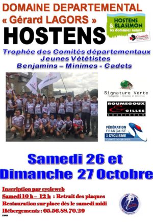LES 26 ET 27 OCTOBRE LE TCDJV D&rsquo;HOSTENS POUR UNE PREMIERE REGIONALE