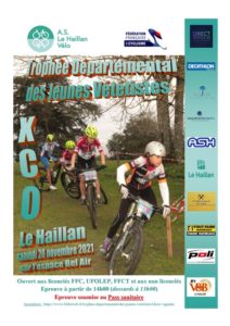 TDJV (XCO-Cross country) LE HAILLAN SAMEDI 20 NOVEMBRE