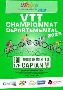 LES CHAMPIONNATS VTT UFOLEP 2022 LES GAURIACAIS EN QUÊTE DE PLACES D’HONNEUR