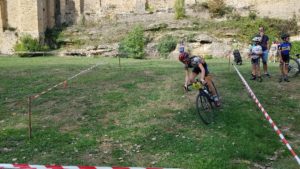 CX  DE ST MACAIRE (33) UN PODIUM POUR DAVID MONTOURCY  SUR LE PREMIER  CYCLO-CROSS DE LA SAISON