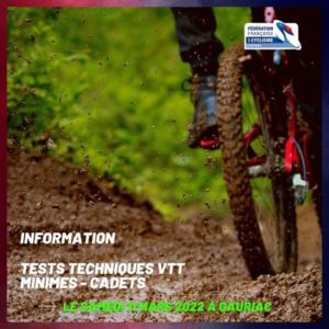 TESTS TECHNIQUES VTT SAMEDI 11 MARS  A GAURIAC