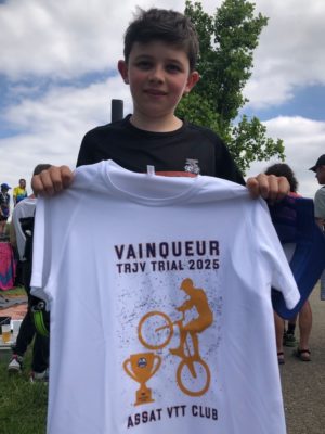 TRJV TRIAL ASSAT(64) TROIS PODIUMS DONT LA VICTOIRE DE SIMON BECK (U13)