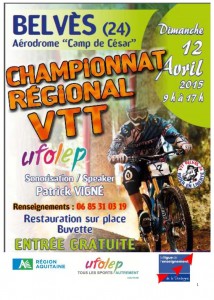 Le Championnat Régional UFOLEP XC de VTT  à Belvès (24)